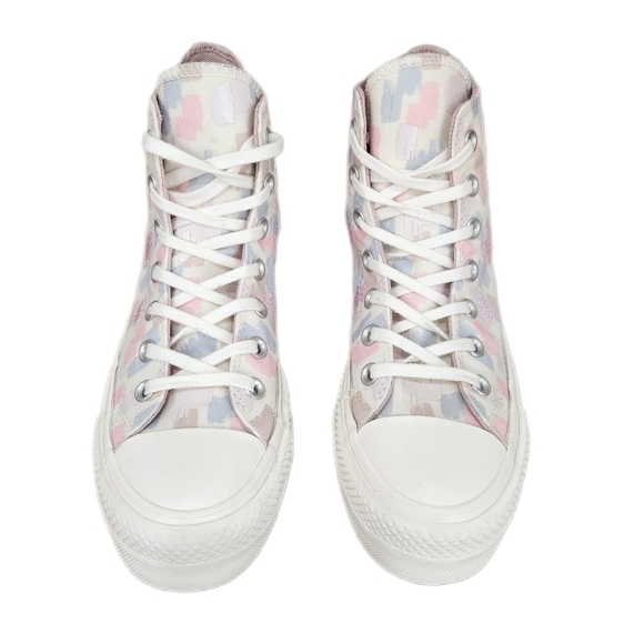 Converse Chuck Taylor lift Inked Platform Hi Tops Egret Pink, Women's 6 - Picture 4 of 7